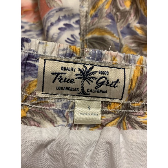 True Grit Waterman Drawstring Floral Swim Trucks Board Short Men's Size Small - Picture 3 of 8